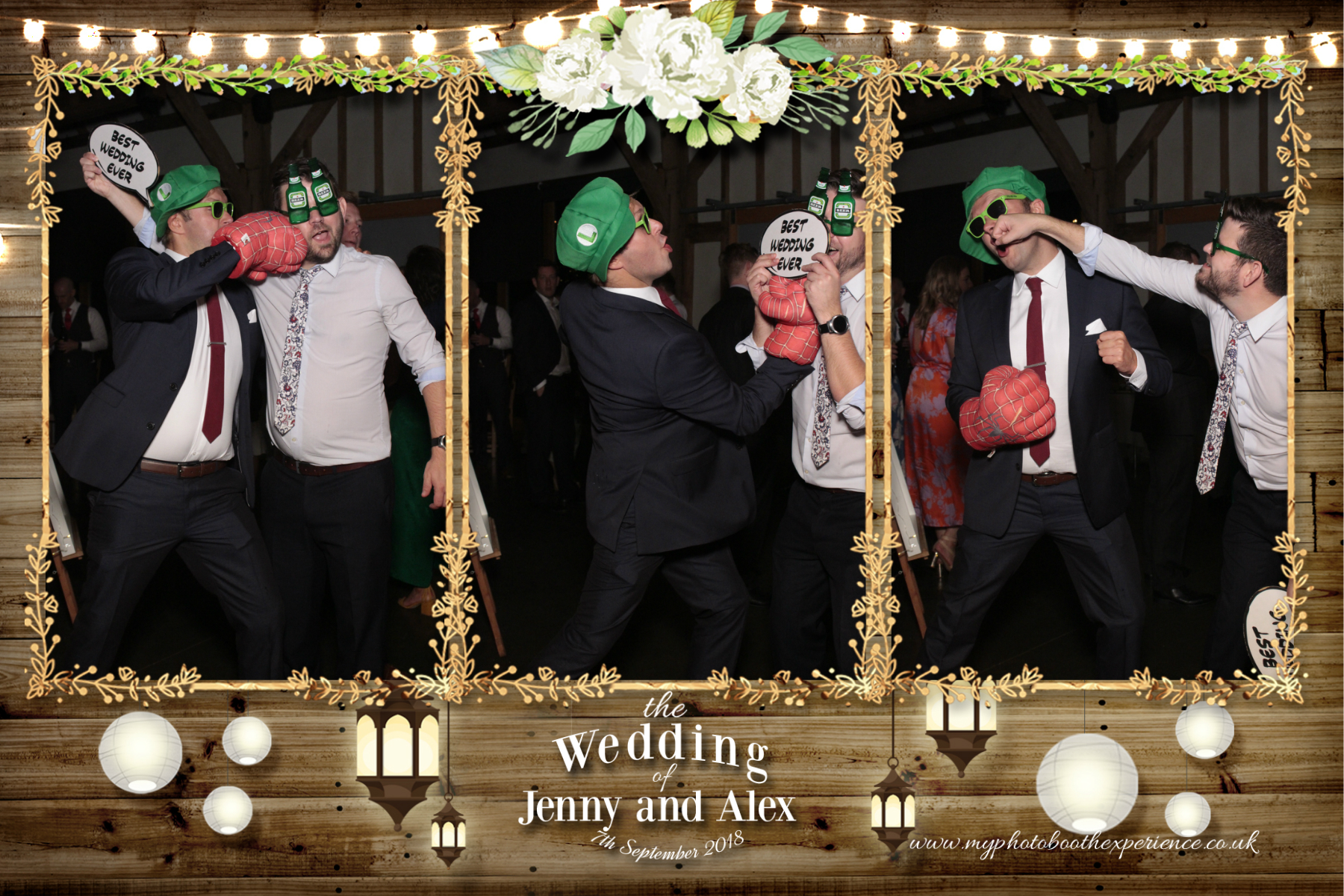 Jenny & Alex's Wedding | View more photos from the event at gallery.myphotoboothexperience.co.uk/u/MyPhotoBoothExperienceLtd/Jenny-Alexs-Wedding